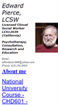 Mobile Screenshot of edwardpierce.net